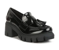 Women's London Rag Jonah Chunky Heeled Loafers