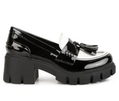 Women's London Rag Jonah Chunky Heeled Loafers
