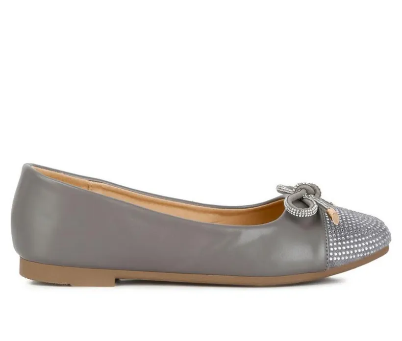 Women's London Rag Rhinestone Toe Cap Flats
