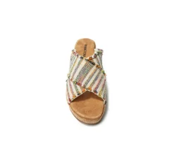 Women's Minnetonka Posey Crossband Wedge Sandals