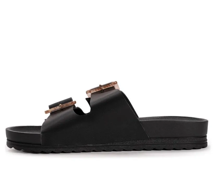 Women's MUK LUKS Grand Cayman Footbed Sandals