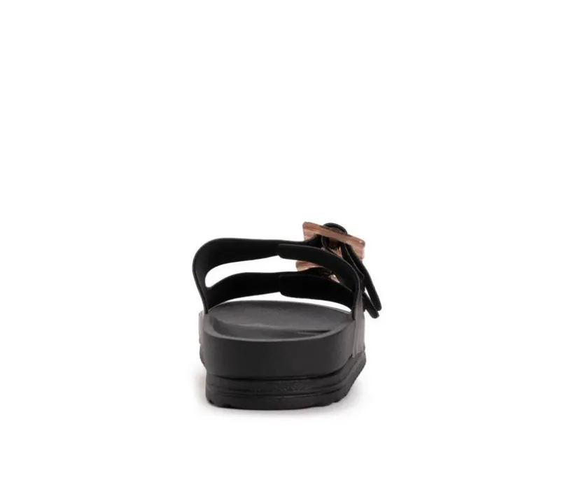 Women's MUK LUKS Grand Cayman Footbed Sandals