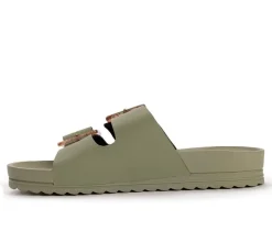 Women's MUK LUKS Grand Cayman Footbed Sandals