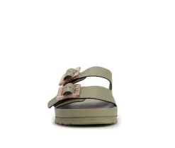Women's MUK LUKS Grand Cayman Footbed Sandals
