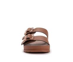 Women's MUK LUKS Grand Cayman Footbed Sandals