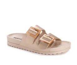 Women's MUK LUKS Grand Cayman Footbed Sandals