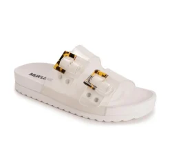 Women's MUK LUKS Grand Cayman Lucite Slide Sandals