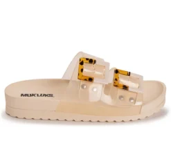 Women's MUK LUKS Grand Cayman Lucite Slide Sandals