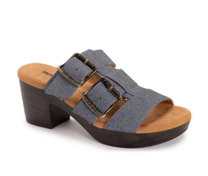 Women's MUK LUKS Myra Heeled Sandals