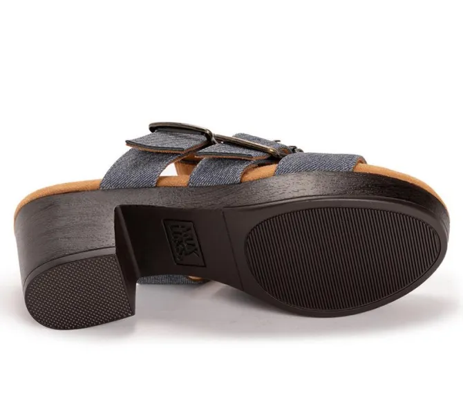 Women's MUK LUKS Myra Heeled Sandals
