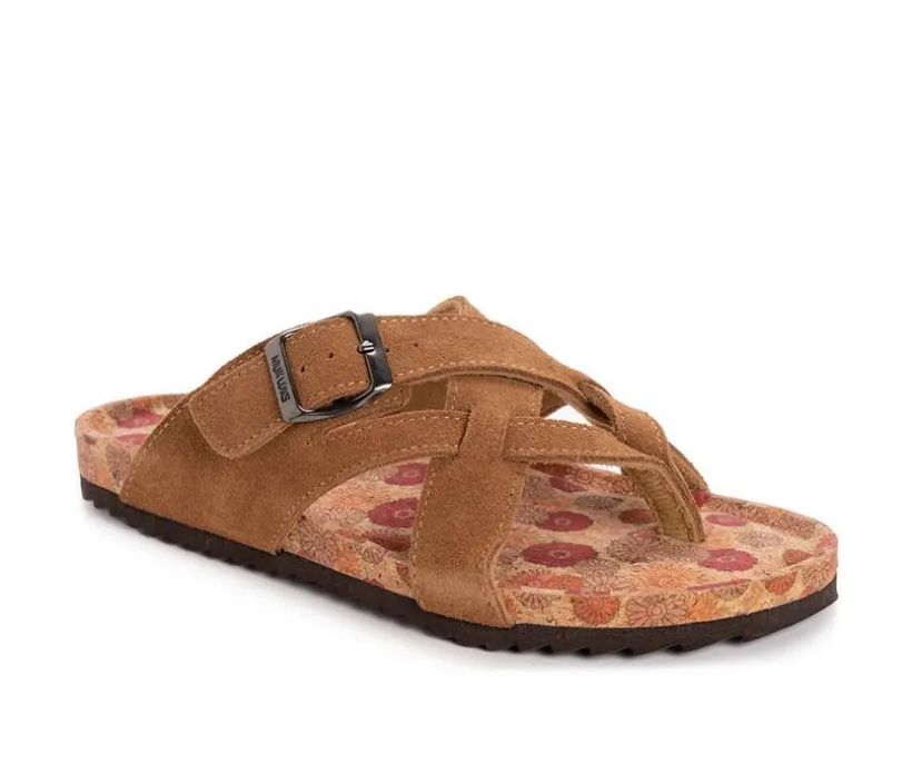 Women's MUK LUKS Tanner Terra Turf Footbed Sandals