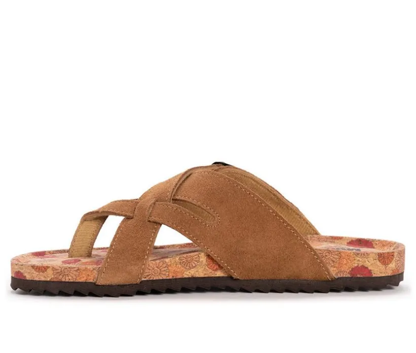 Women's MUK LUKS Tanner Terra Turf Footbed Sandals