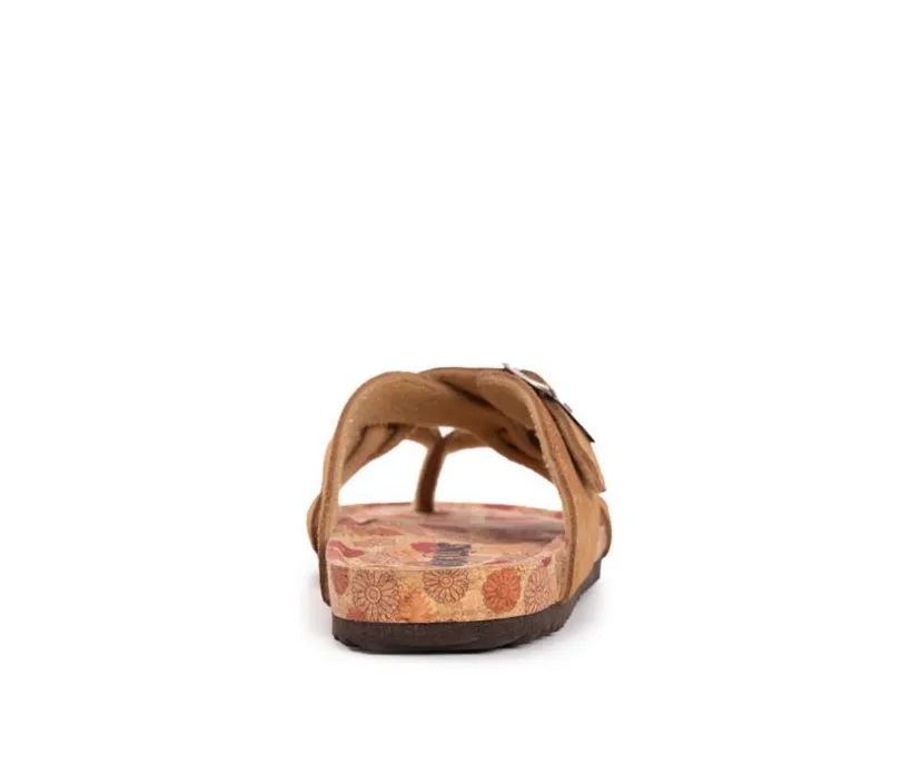 Women's MUK LUKS Tanner Terra Turf Footbed Sandals