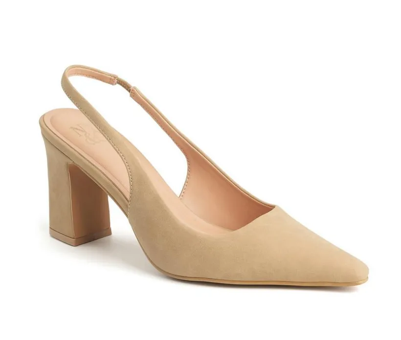 Women's New York and Company Theresa Slingback Pumps