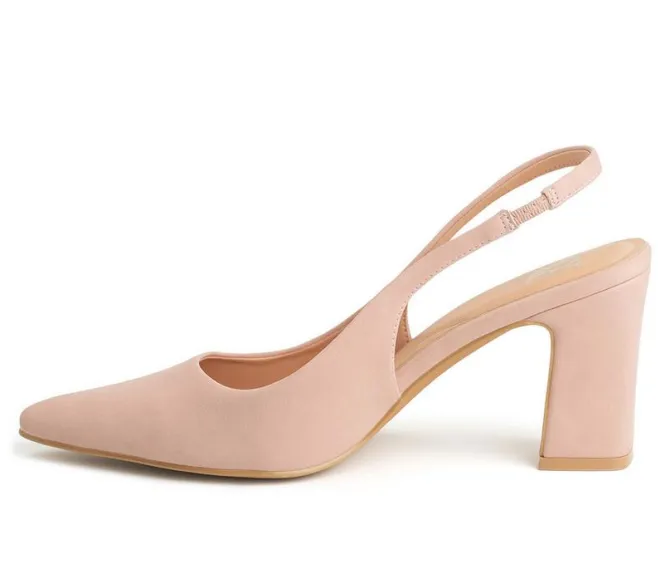 Women's New York and Company Theresa Slingback Pumps