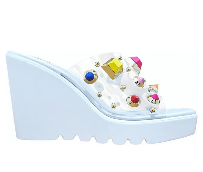 Women's Ninety Union Palm Beach Platform Wedge Sandals