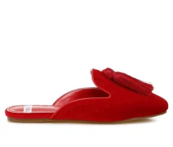 Women's Rag & Co Cardinal Mules