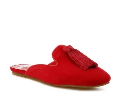 Women's Rag & Co Cardinal Mules