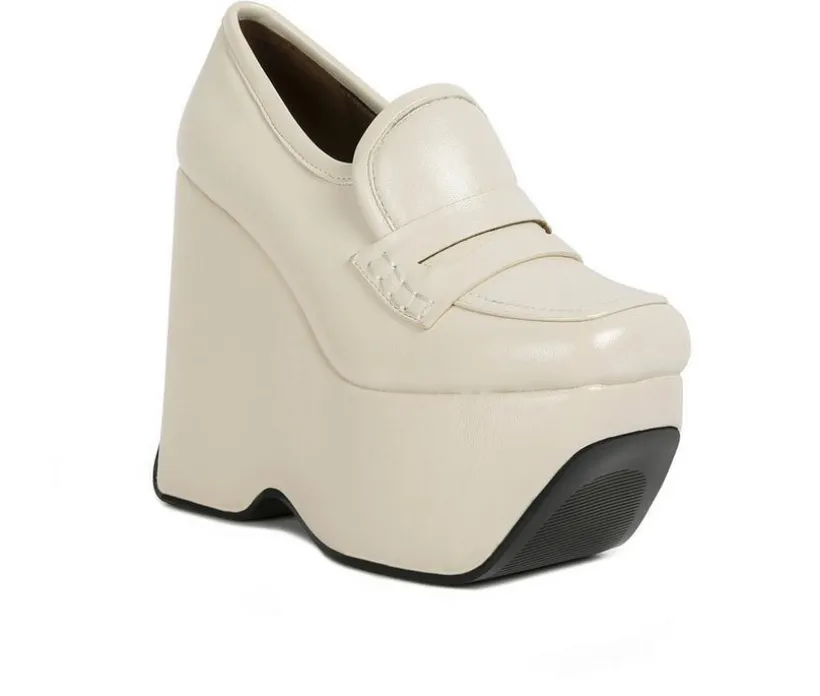 Women's Rag & Co Gilliam Platform Wedge Loafers