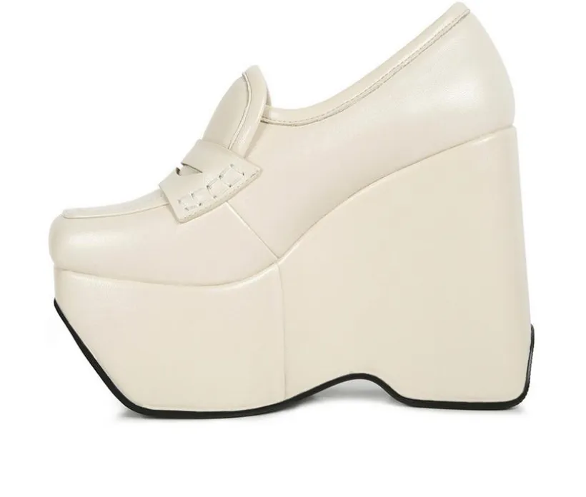 Women's Rag & Co Gilliam Platform Wedge Loafers