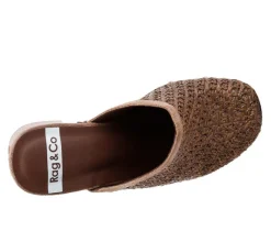 Women's Rag & Co Jeydena Heeled Clogs