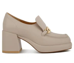 Women's Rag & Co Morgan Block Heel Loafers
