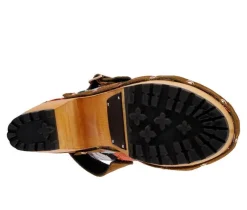Women's Rag & Co Mural Block Heel Platform Clogs