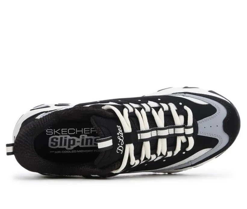 Women's Skechers 150537 Dlites Smooth Slip In Sneakers