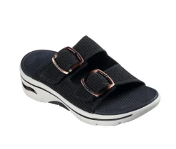 Women's Skechers Go Go Walk Arch Fit 140871 Wedge Sandals