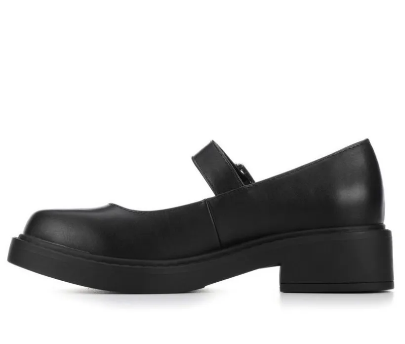 Women's Soda Bonito-S Mary Jane Block-Heels