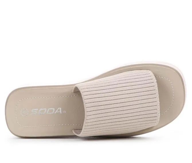 Women's Soda Farley-S Wedge Sandals