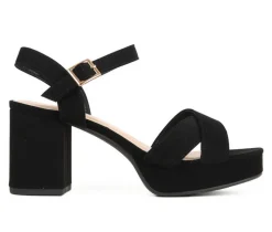 Women's Soda Manner Heeled Sandals