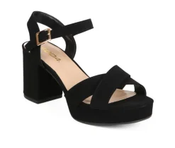Women's Soda Manner Heeled Sandals