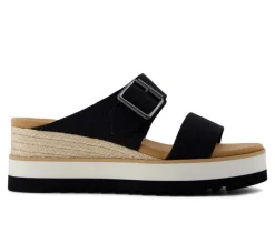 Women's TOMS Diana Mule Buckle Sandal Wedges