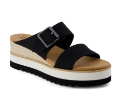 Women's TOMS Diana Mule Buckle Sandal Wedges