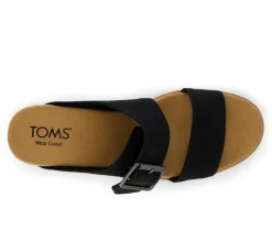 Women's TOMS Diana Mule Buckle Sandal Wedges