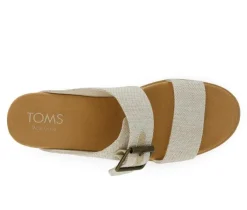 Women's TOMS Diana Mule Buckle Sandal Wedges
