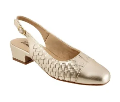 Women's Trotters Dea Woven Slingback Pumps