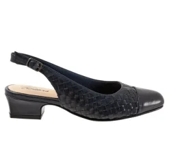 Women's Trotters Dea Woven Slingback Pumps