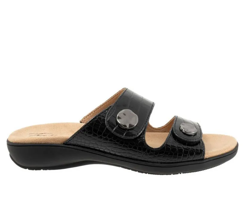 Women's Trotters Ruthie Croco Sandals