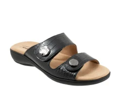 Women's Trotters Ruthie Croco Sandals