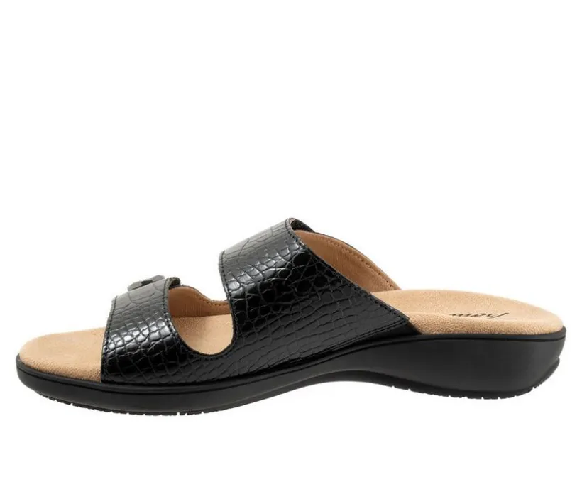 Women's Trotters Ruthie Croco Sandals