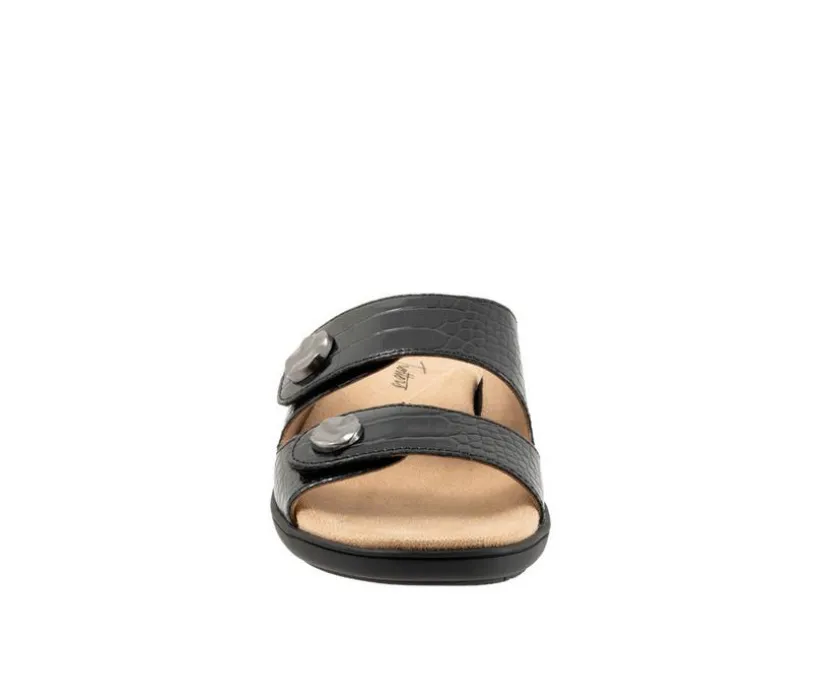 Women's Trotters Ruthie Croco Sandals