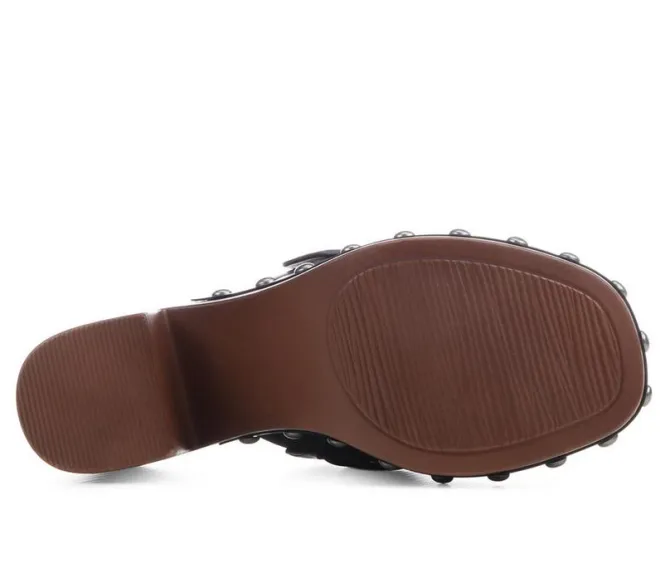 Women's Vintage 7 Eight Nadida Studded Clog Sandals