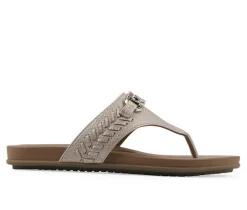 Women's White Mountain Aladdin Flip-Flops