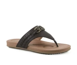 Women's White Mountain Aladdin Flip-Flops