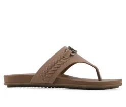 Women's White Mountain Aladdin Flip-Flops