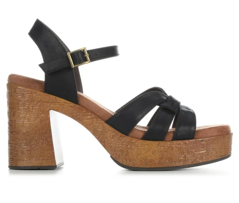 Women's White Mountain Barista Platform Sandals