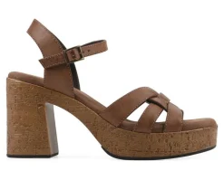 Women's White Mountain Barista Platform Sandals