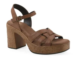 Women's White Mountain Barista Platform Sandals